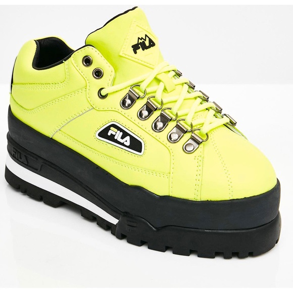 fila trailblazer platform sneaker